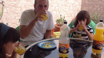 Hora de la merienda con Fanta Zero Naranja