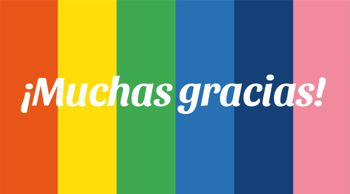 Muchas gracias