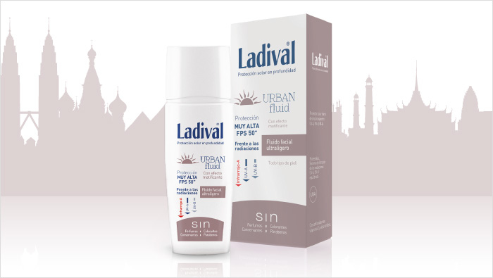 … Urban Fluid, la nueva protección con FPS 50+ y textura ultraligera de rápida absorción con efecto matificante…