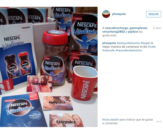 NESCAFÉ Vitalissimo en la red.