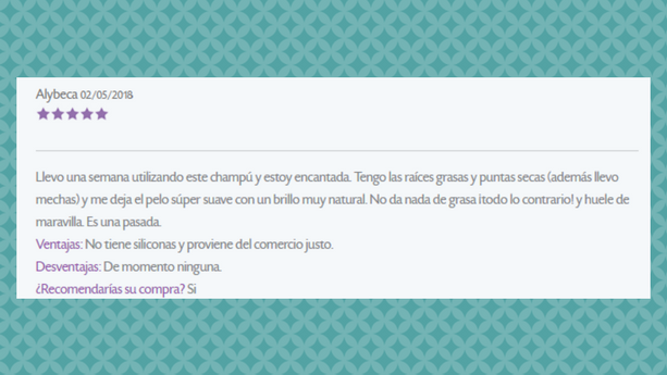 ¡Deja tu reseña como la bopki alybeca!