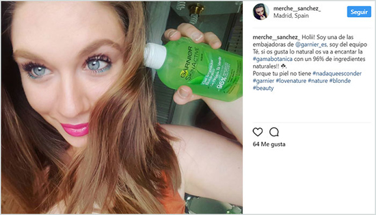 La bopki merce_sanchez_ hablando de la gama té en sus redes